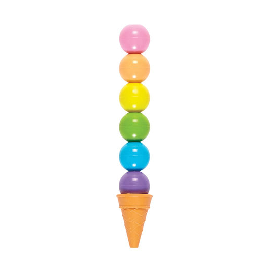 Rainbow Scoops Stacking Erasable Crayons by OOLY