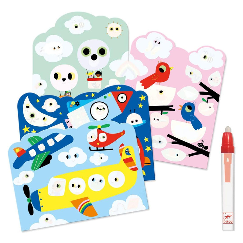 Paint with Water - Hidden in the Sky by Djeco