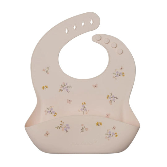 Silicone Bib - Ditsy Floral by Loulou Lollipop