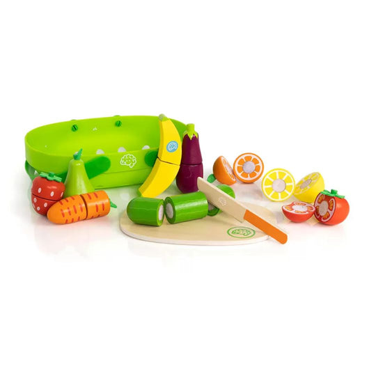 Pretendables Fruit and Veggie Basket Set by Fat Brain Toys