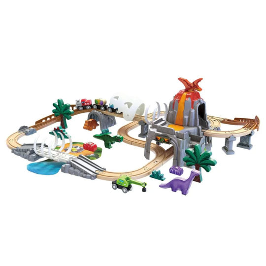 Dinosaur Railway Adventure Set by Hape