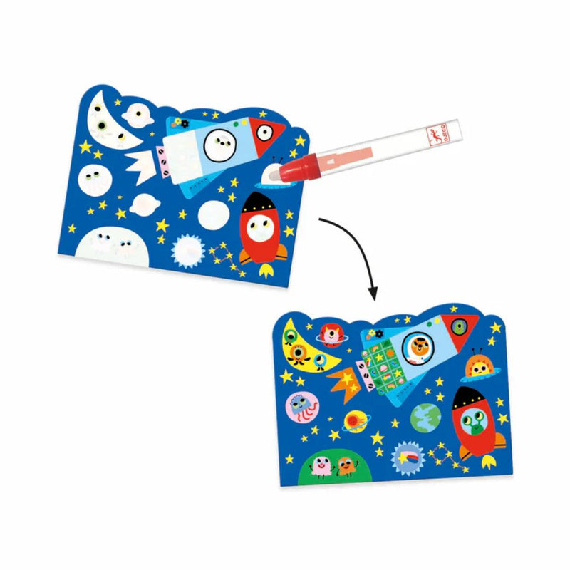 Paint with Water - Hidden in the Sky by Djeco