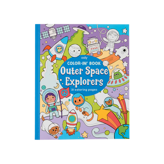 Color-in Book - Outer Space Explorers by OOLY