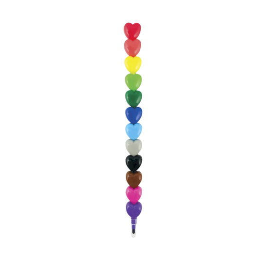 Heart to Heart Stacking Crayons by OOLY