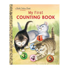 Cover of 'My First Counting Book' featuring illustrations of kittens playing with numbered balls.