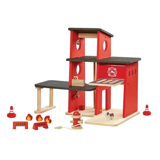 Fire Station by Plan Toys