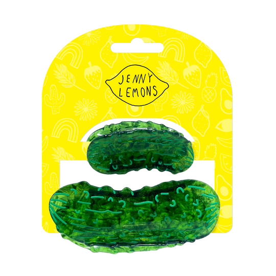 Mini & Me Hair Claw Clip Set - Pickle by Jenny Lemons