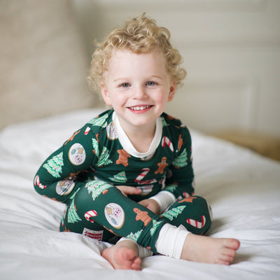 Evergreen Cookies Bamboo 2 Piece Pajamas by Peregrine FINAL SALE