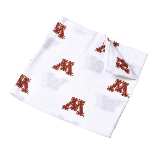 University of Minnesota Muslin Swaddle by Three Little Anchors