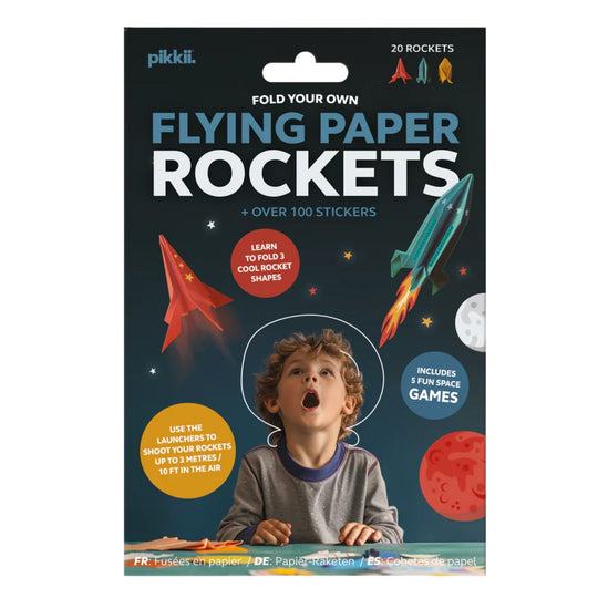 Flying Paper Rockets by Pikkii