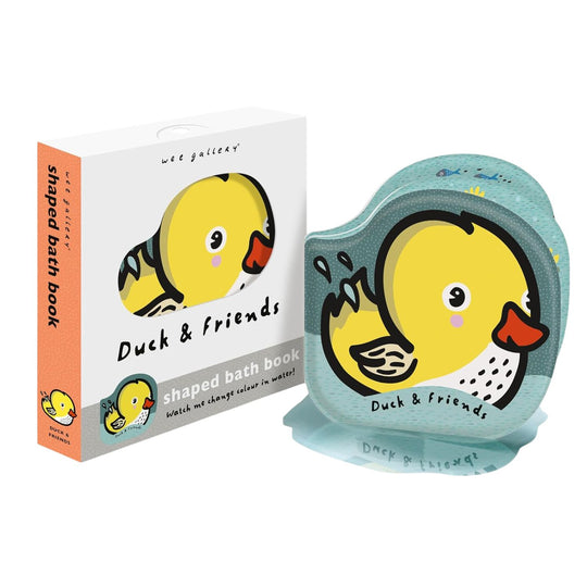 Duck and Friends Shaped Bath Book by Wee Gallery