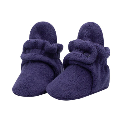 Cozie Fleece Booties - True Navy by Zutano