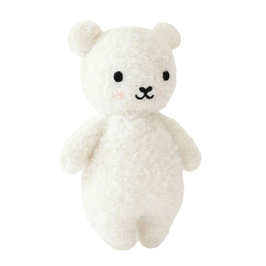 Baby Boucle Bear - Ivory by Cuddle + Kind