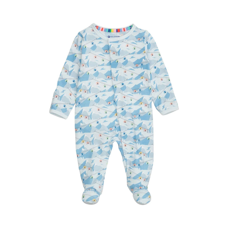 Blue Apres Chic Modal Magnetic Footie by Magnetic Me