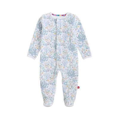 Imagine Forest Velour Magnetic Footie by Magnetic Me