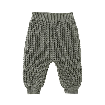 Chunky Knit Pant - Forest by Quincy Mae