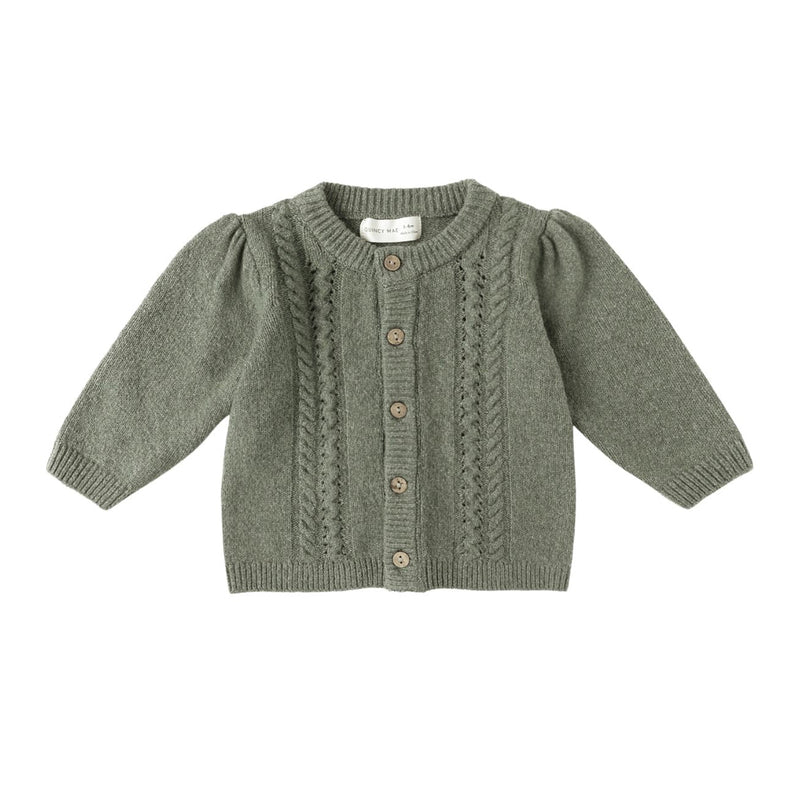 Holly Cardigan - Forest by Quincy Mae
