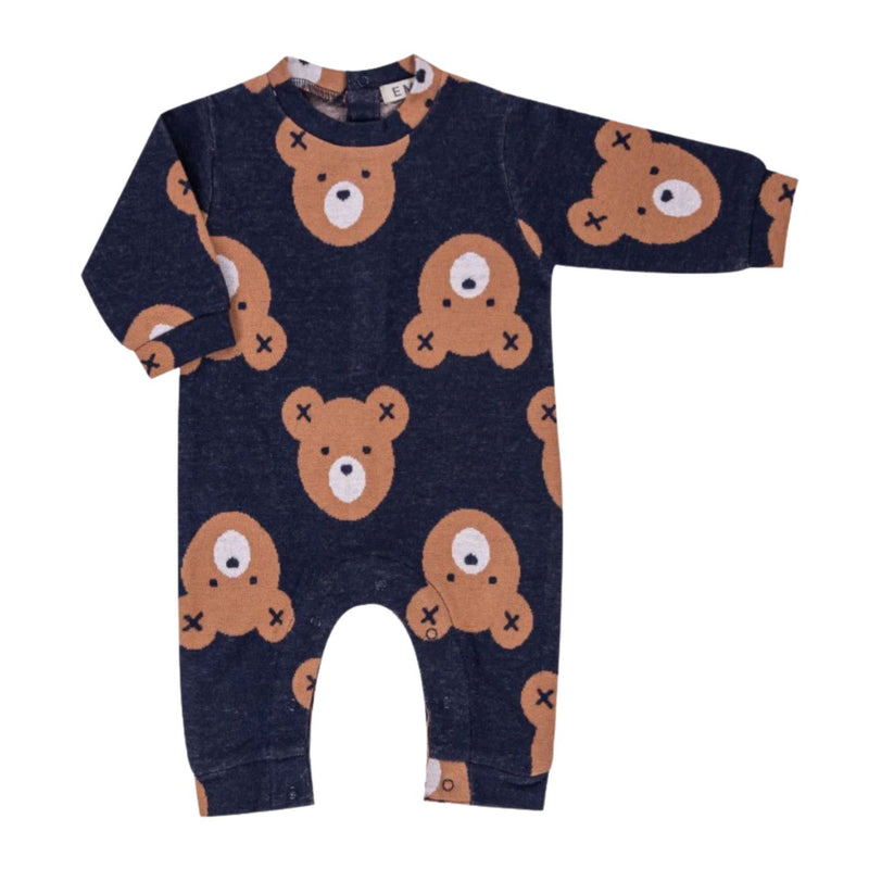 Teddy Bear Jacquard Knitted Coverall by EMC