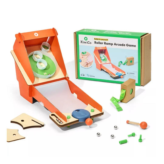 Build It Yourself Roller Ramp Arcade Game by KiwiCo