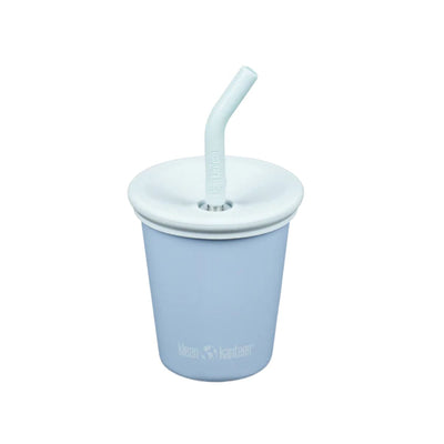 10oz Stainless Steel Kid's Cup with Straw Lid by Klean Kanteen
