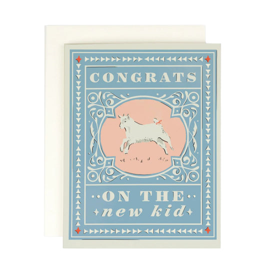 Congrats On the New Kid Baby Card by Amy Heitman