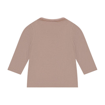 Baby Rib Long Sleeve Tee - Old Pink by Babyface