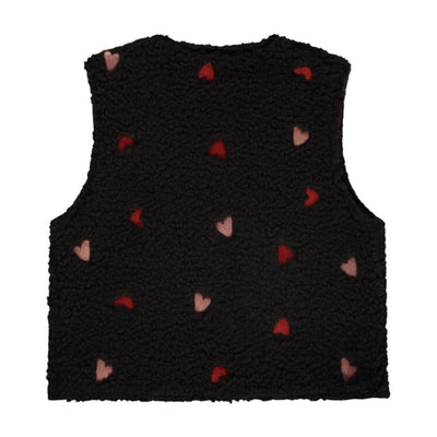 Hearts Teddy Vest - Blackboard by Babyface