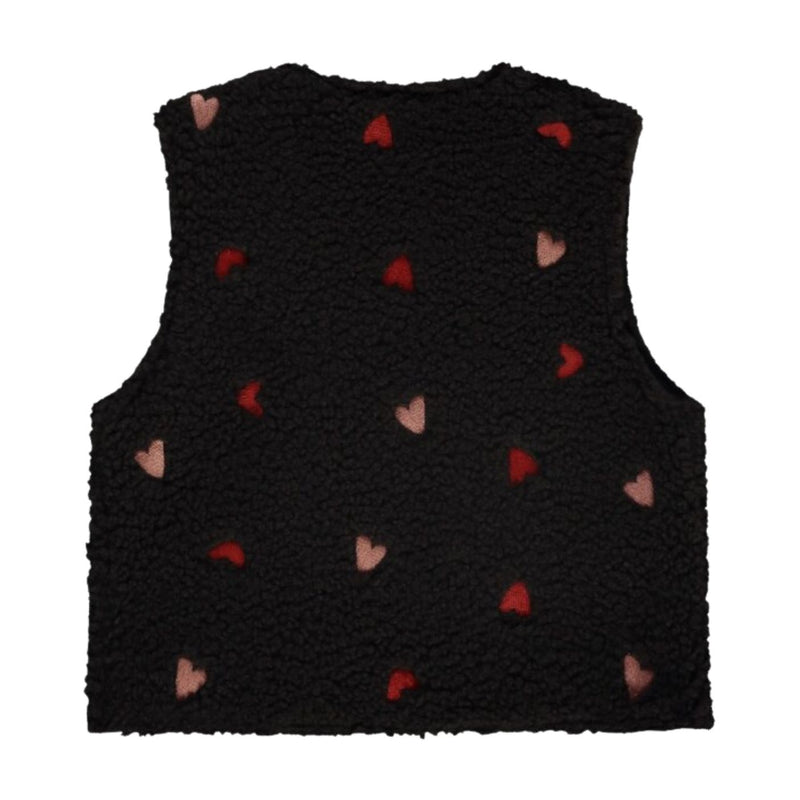 Hearts Teddy Vest - Blackboard by Babyface