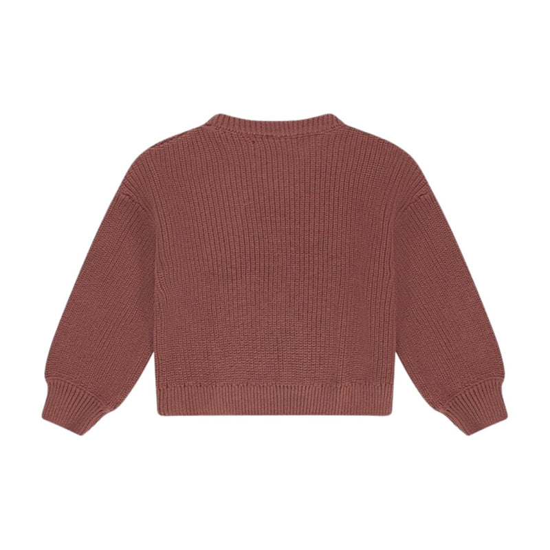 Knitted Heart Pullover - Velvet Rose by Babyface