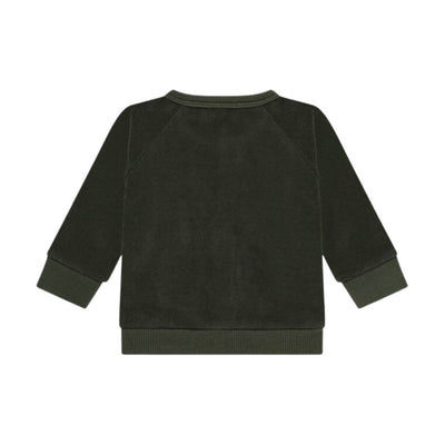 Baby Velour Cardigan - Basil by Babyface