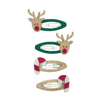 Rudolph & Candy Cane Clic Clacs by Mimi & Lula