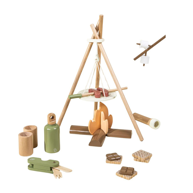 Wooden Camping Playset by Coco Village