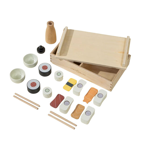 Wooden Sushi Playset by Coco Village