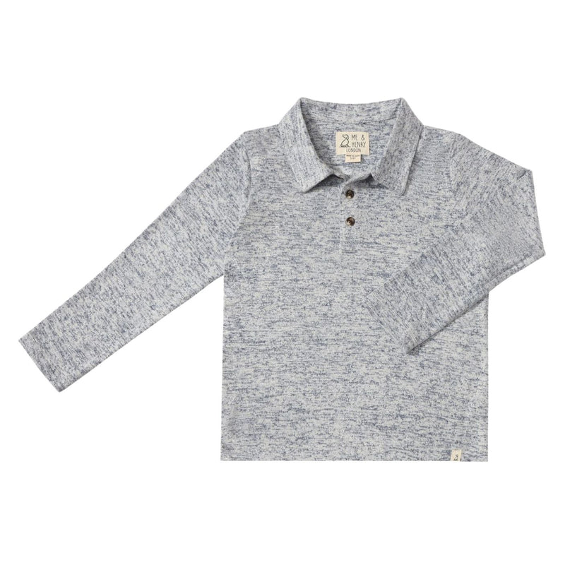 Spencer Polo - Heather Navy by Me & Henry