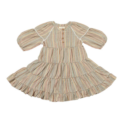 Sadie Dress - Fall Stripe by Vignette