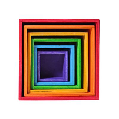 Large Rainbow Set of Boxes by Grimm's