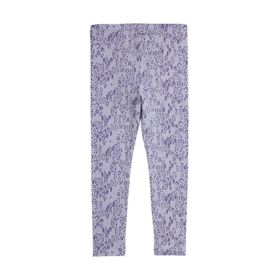 Mini Leopard AOP Leggings - Purple by Mini Rodini