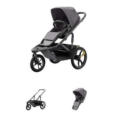 Switch&Jog Jogging Stroller (Switchback Seat, &Jog Frame) by Veer