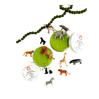 4oz Wild Animal Hidden Surprise Kiddough by Earth Grown KidDoughs