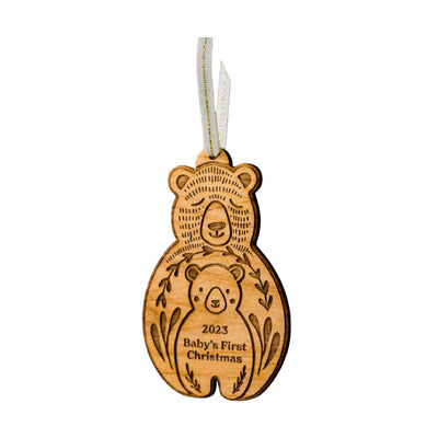 Baby's First Christmas Bear and Cub 2025 Ornament by Hereafter