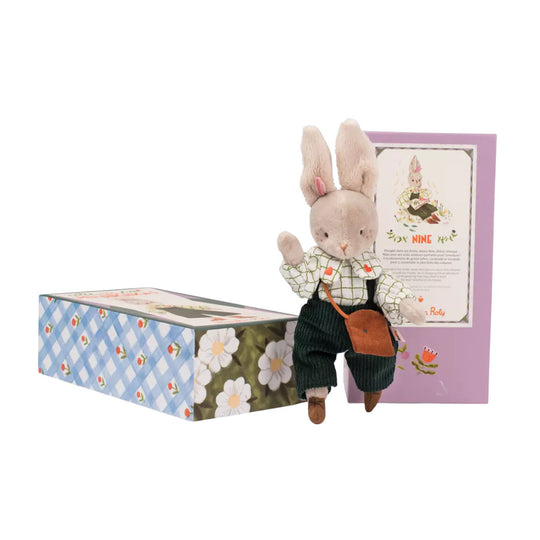 Nine the Rabbit (The Minouchkas) Stuffed Toy by Moulin Roty