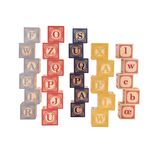French Wooden ABC Blocks by Uncle Goose