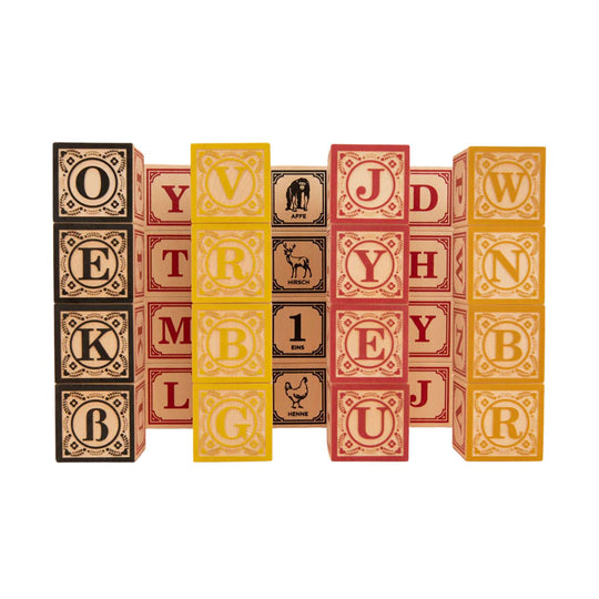 German Wooden ABC Blocks by Uncle Goose