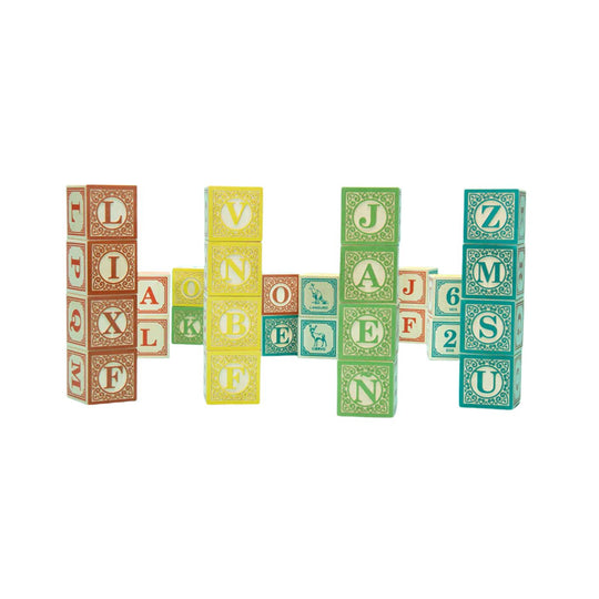 Spanish Wooden ABC Blocks by Uncle Goose
