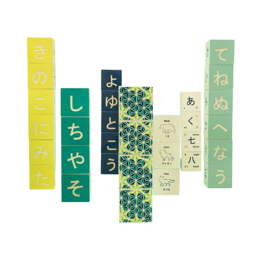 Japanese Wooden Blocks by Uncle Goose
