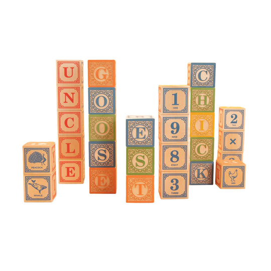 English Wooden ABC Blocks  by Uncle Goose