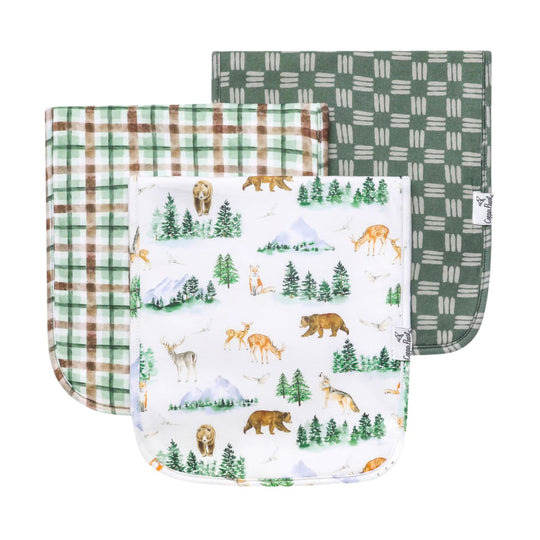 Premium Burp Cloths - Grayson by Copper Pearl