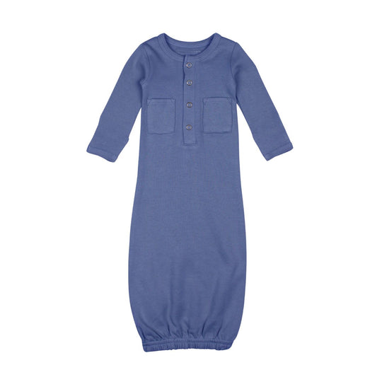 Organic Gown - Slate by Loved Baby