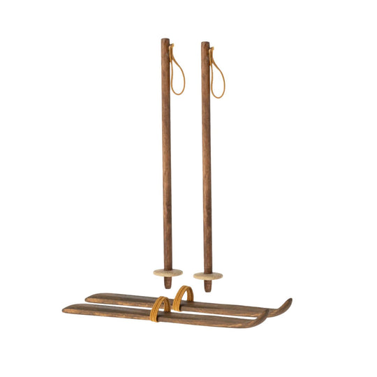 Skis & Ski Poles - Mum/Dad by Maileg