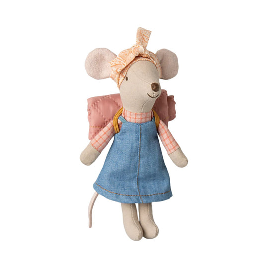 Hiker Mouse, Big Sister - Denim Dress by Maileg